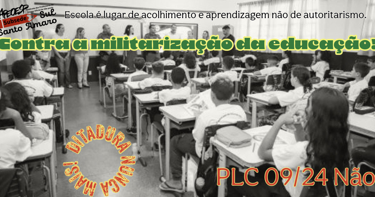 Contra a militarização da educação