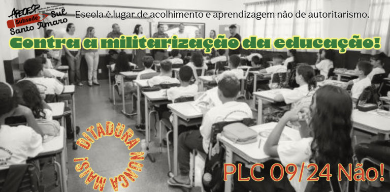 Contra a militarização da educação