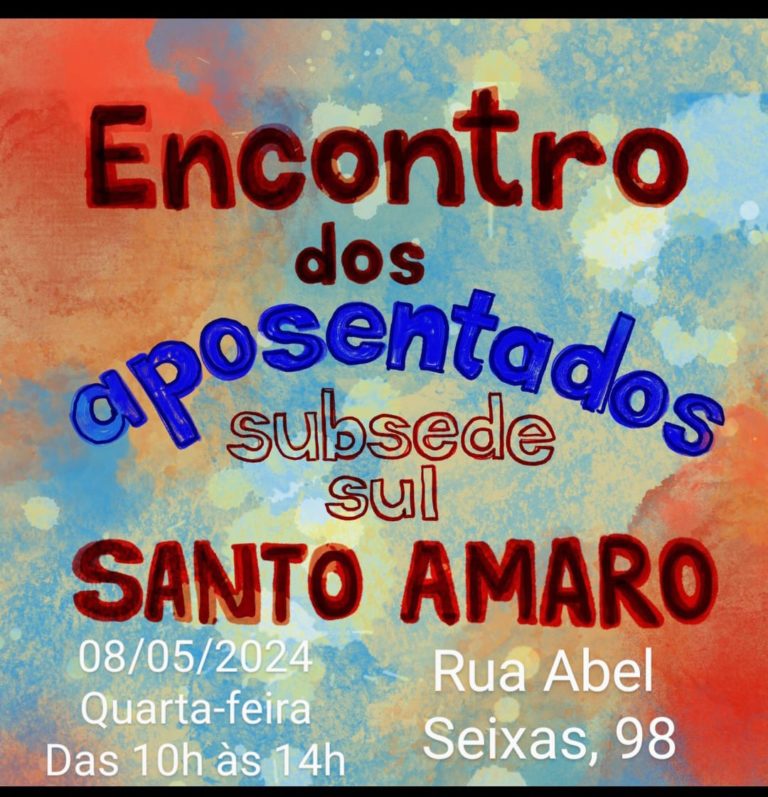 Encontro de Aposentados na Subsede Sul Santo Amaro