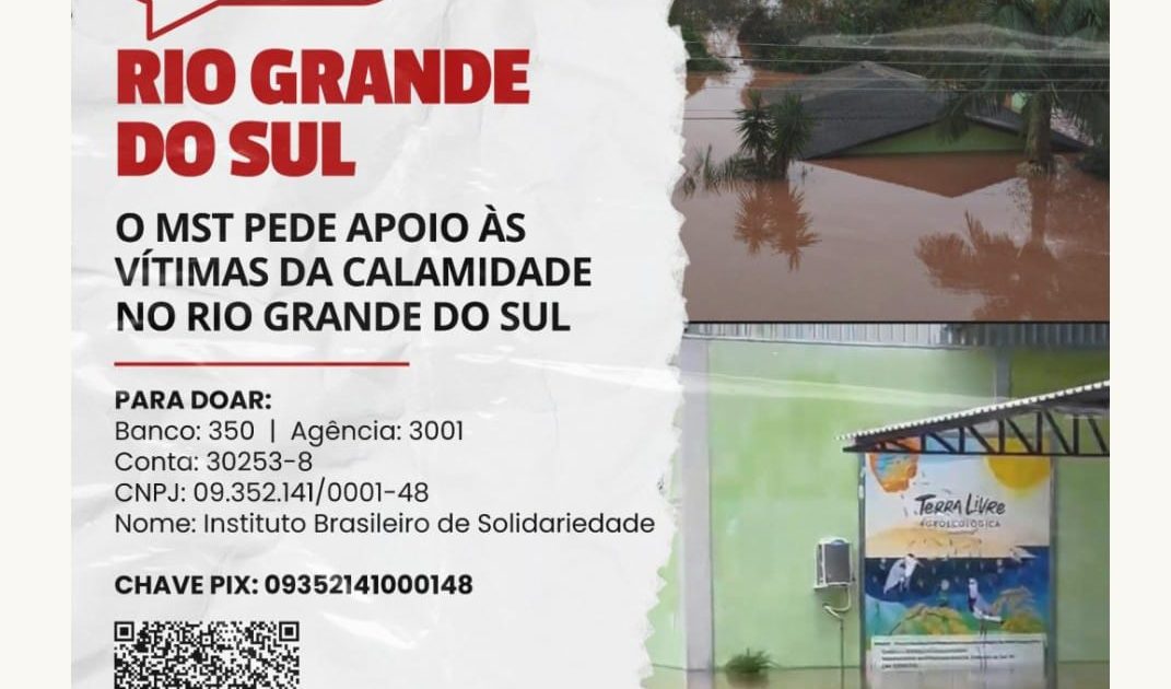 A Apeoesp Subsede Sul Santo Amaro se solidariza com as vítimas da tragédia no Rio Grande do Sul