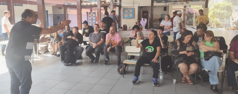 Reunião de representante de escola Apeoesp Subsede Sul Santo Amaro