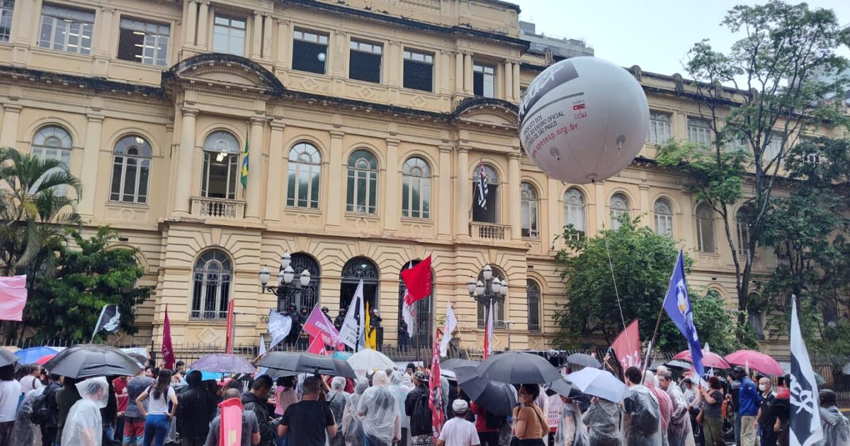 Apeoesp Subsede Sul Santo Amaro na Luta contra a privatização das escolas públicas