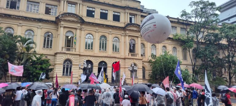 Apeoesp Subsede Sul Santo Amaro na Luta contra a privatização das escolas públicas