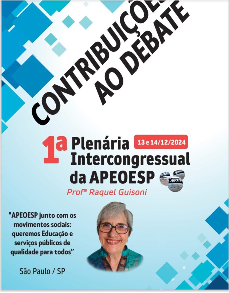 Primeira Plenária Intercongressual  da APEOESP