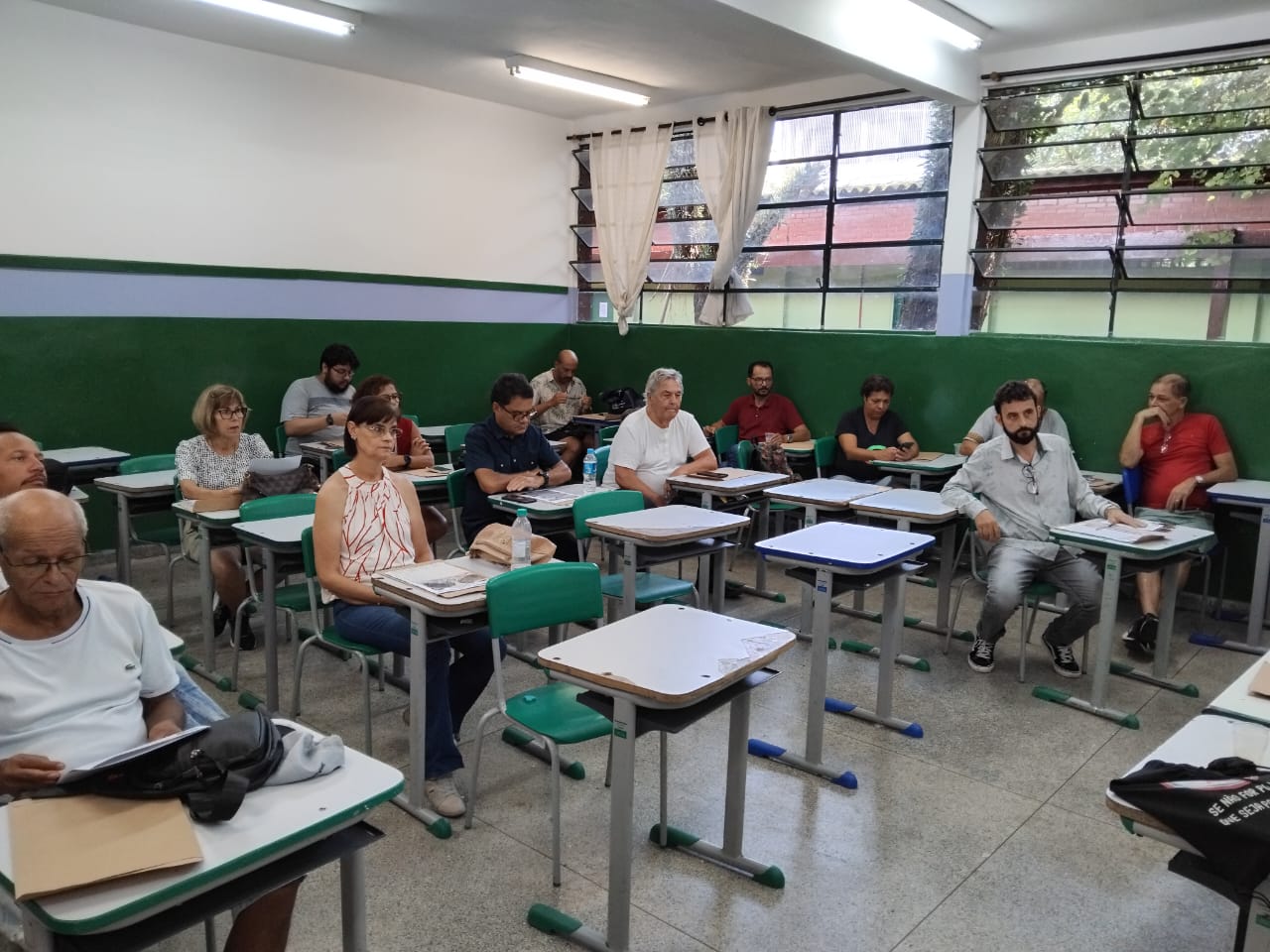 Executiva da Apeoesp Subsede Sul Santo Amaro organizando a Luta pela Educação Pública que queremos!