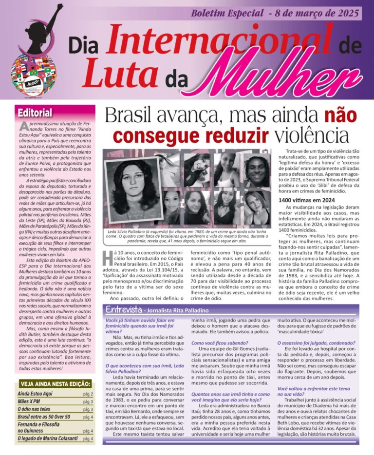 Boletim das Mulheres 2025