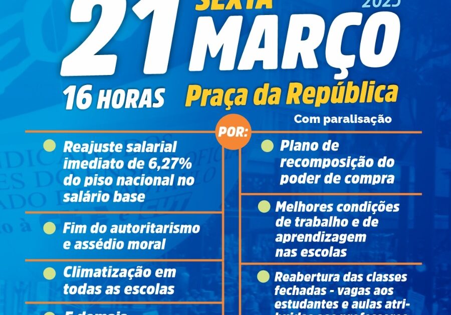Assembleia de professores da APEOESP