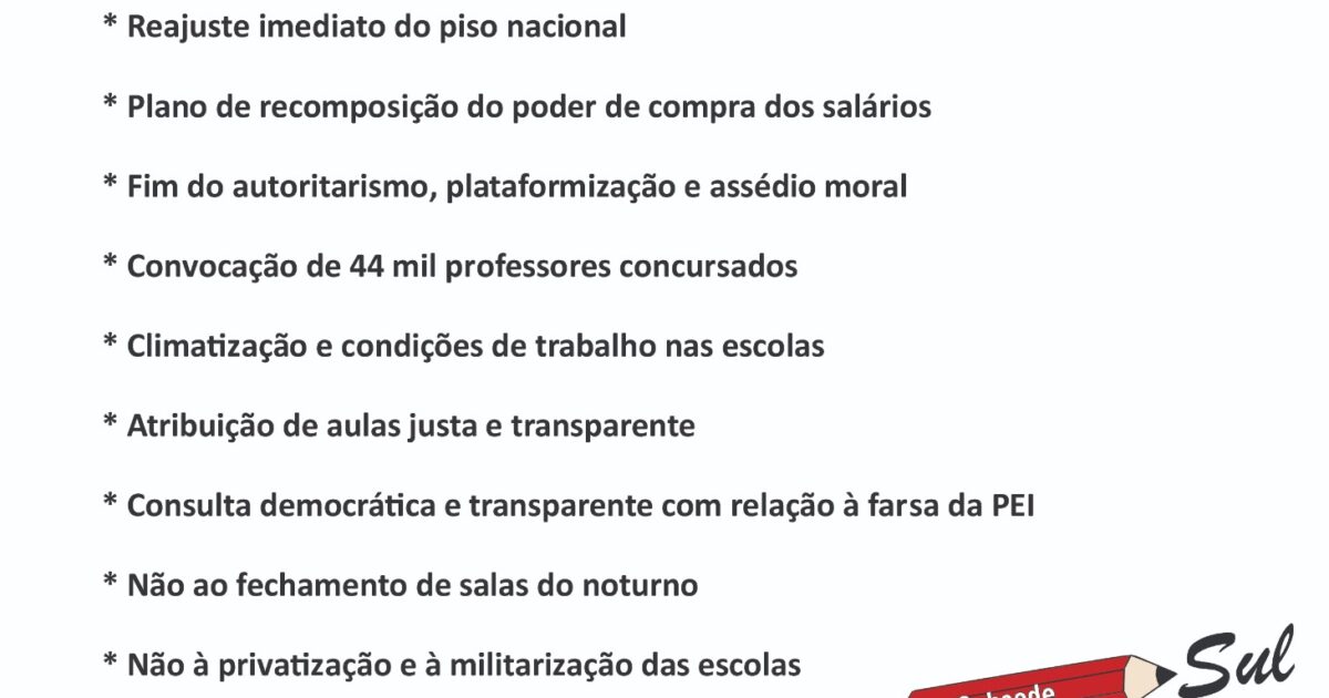 Ato Regional APEOESP Subsede Sul Santo Amaro