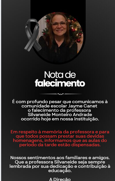 Informações sobre Silvaneide e o Colégio Estadual Jayme Canet
