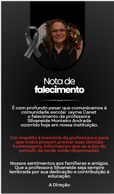 Informações sobre Silvaneide e o Colégio Estadual Jayme Canet
