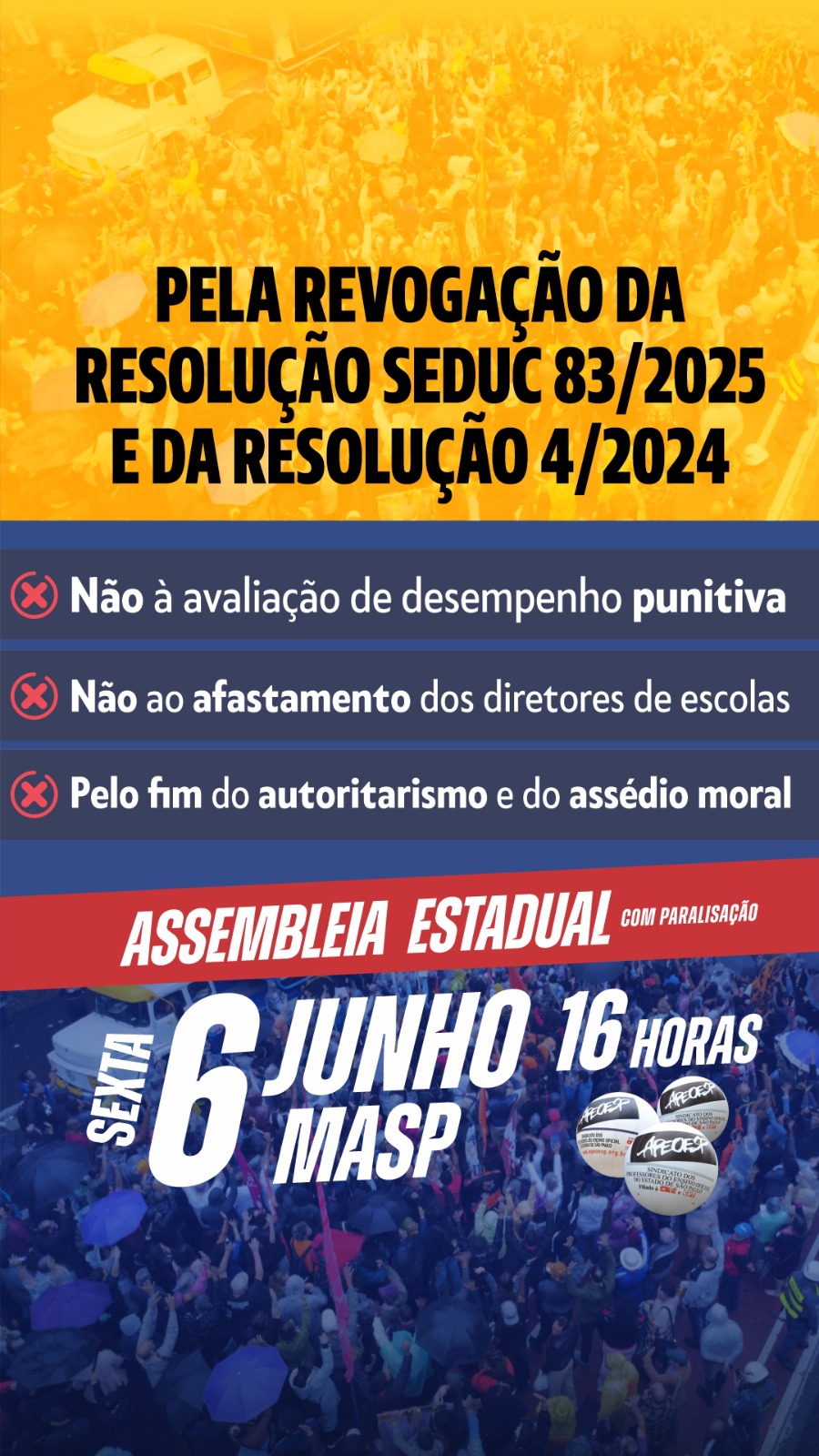 Sua presença é fundamental ! 06/06/25 16h MASP