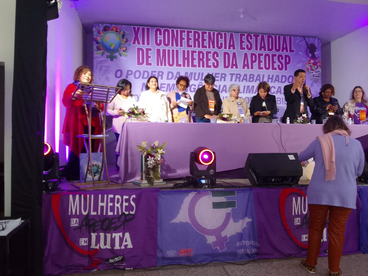 APEOESP SUBSEDE SUL SANTO AMARO na XII Conferência de Mulheres