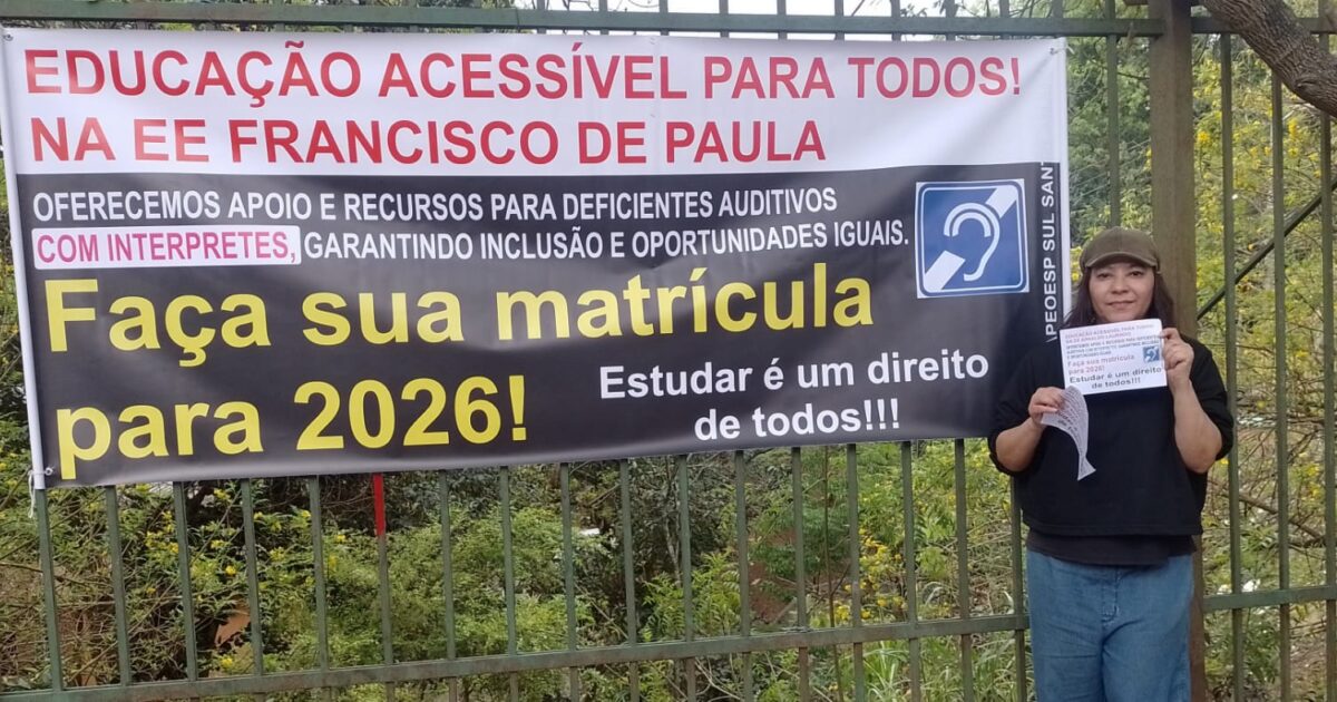 APEOESP SUBSEDE SUL SANTO AMARO EM CAMPANHA PELA EDUCAÇÃO INCLUSIVA