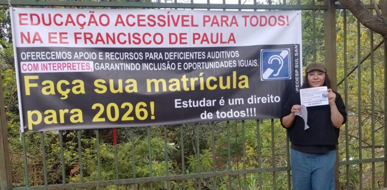 APEOESP SUBSEDE SUL SANTO AMARO EM CAMPANHA PELA EDUCAÇÃO INCLUSIVA
