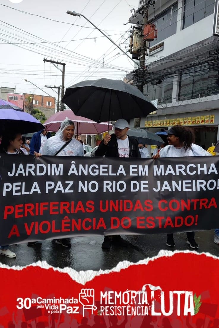 APEOESP SUBSEDE SUL SANTO AMARO apóia a 30° Caminhada pela paz e pela Vida do Jardim Angela.