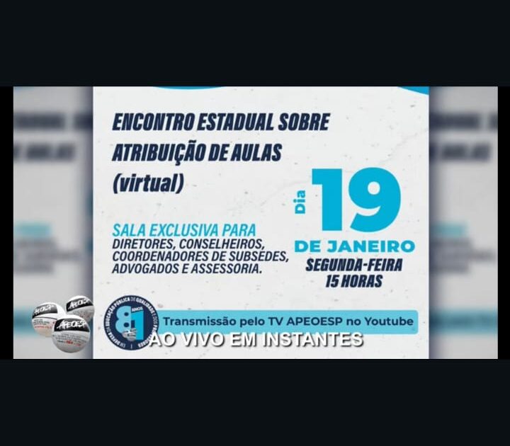 Live APEOESP – ATRIBUICAO 2026