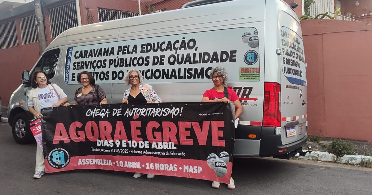 Caravana da Educação – APEOESP SUBSEDE SUL SANTO AMAROCaravana da Educação na Zona Sul de São Paulo